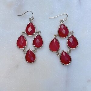 Kendra Scott Magenta Earring